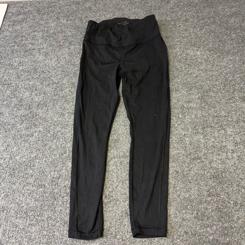 Athleta Leggings Womens XS Black Ultimate Stash Pocket 7/8 Tight High Rise Gym